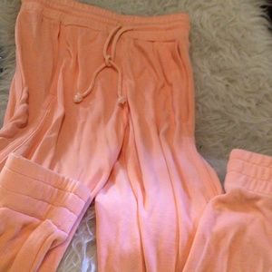 New! Free people tangerine sweatpants